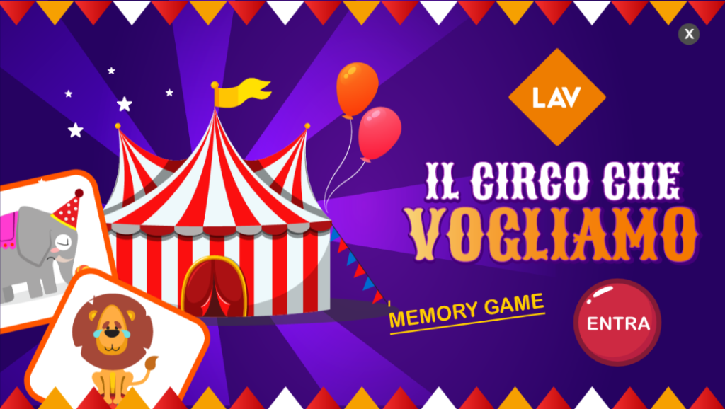 copertina gioco circo